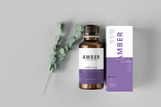 Amber Glass Bottle Mockup, a Cups & Container Mockup by pmvch (Thumbnail 15 of 15)