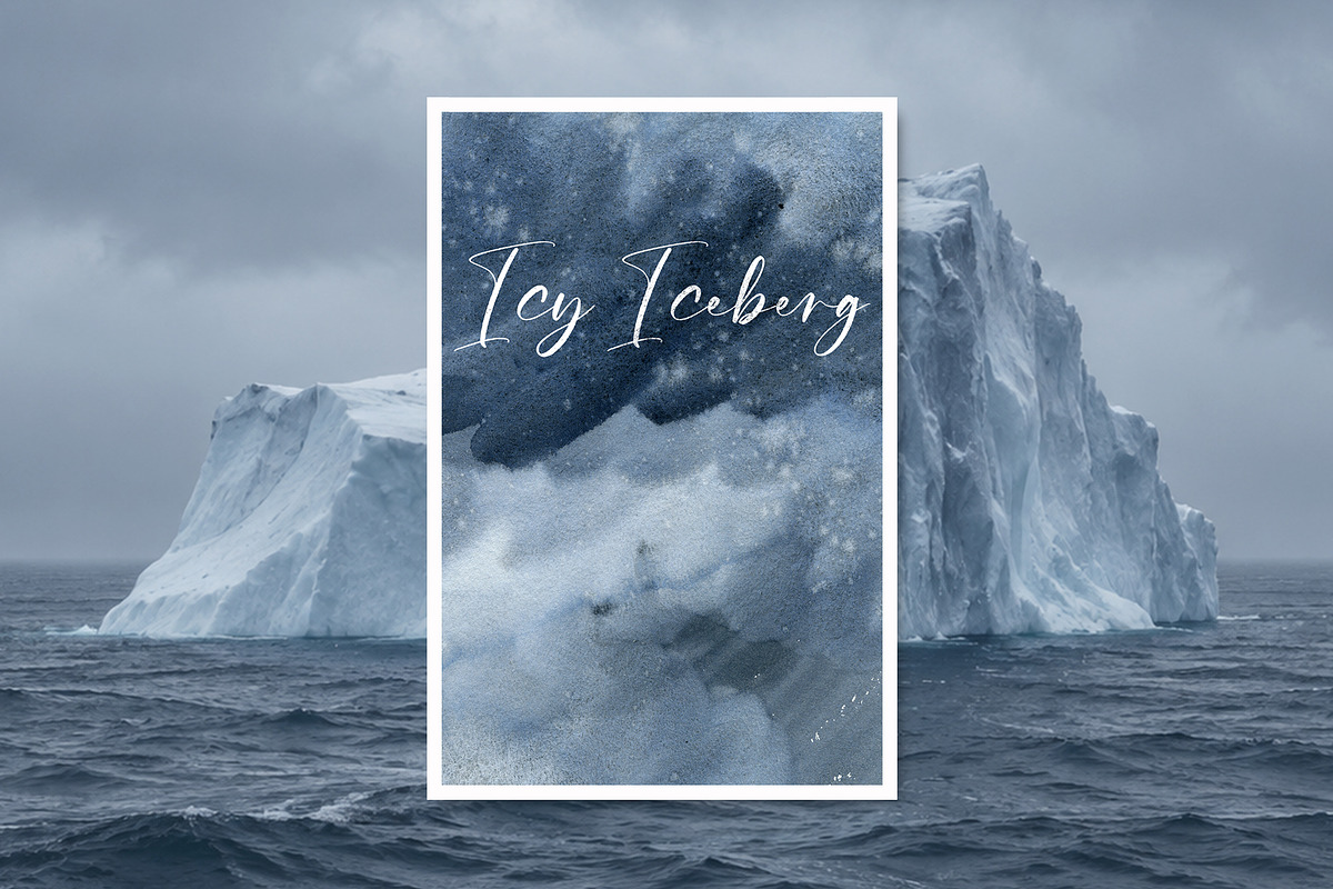 Frozen Watercolor Textures, a Texture Illustration by YarovaArt (Photo 2 of 15)