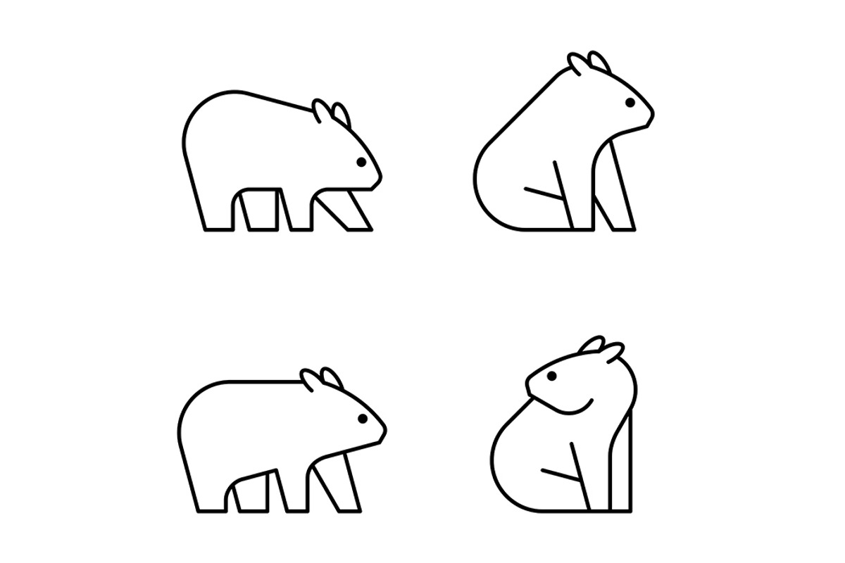 Wombat Logo, a Graphic by NataliiaVolyk (Photo 2 of 6)