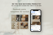Author instagram story post template, a Social Media Template by Petite Zakka Boutique (Thumbnail 6 of 6)