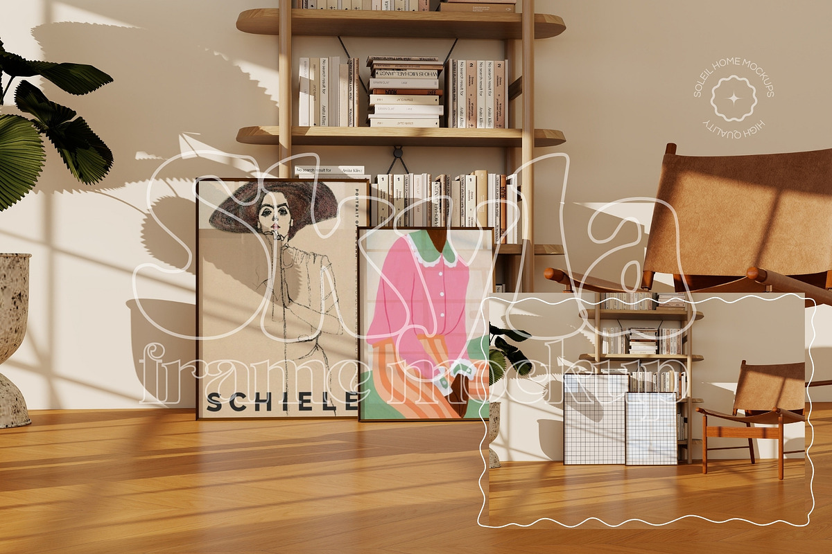 SKYLA | Colorful frame mockup bundle, a Household Mockup by SoleilHomeMockups (Photo 14 of 15)