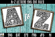Mandala Alphabet SVG Cut File Bundle, an Illustration by OldMarket Designs (Thumbnail 1 of 10)