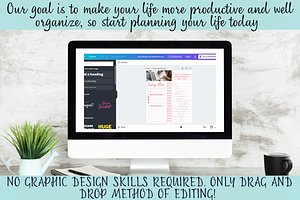 Daily, Weekly & Monthly Planner