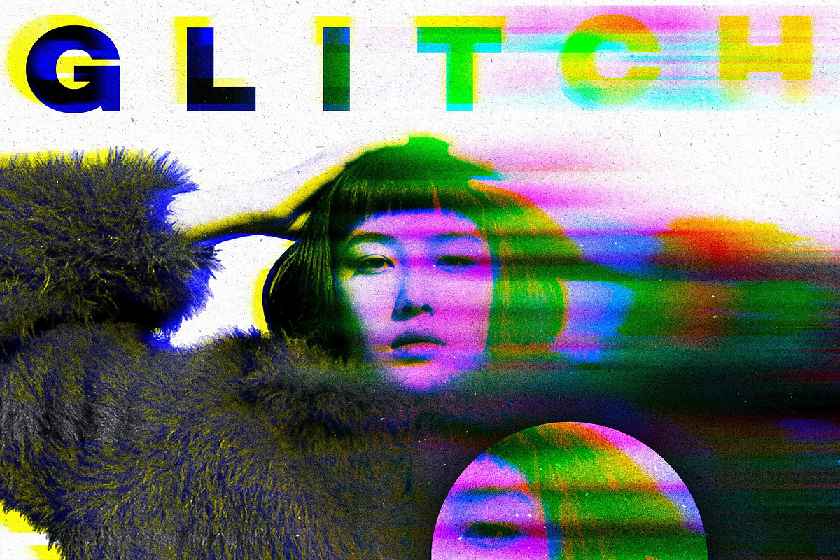 Glitch Prism Smudge Photo Effect, a Layer Style Add-On by Design Squad (Photo 1 of 4)