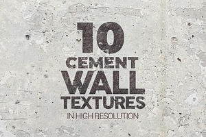 Cement Wall Textures x10