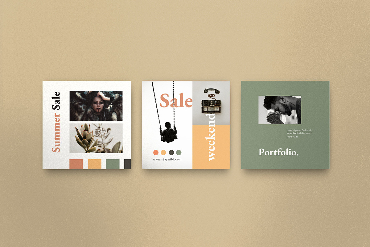 Staywild - Instagram Pack Bundle, a Social Media Template by Dirtytemp Studio (Photo 11 of 14)