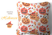 Halloween watercolor set. Pumpkins., a Seasonal Illustration by SabinaWatercolorArt (Thumbnail 10 of 14)