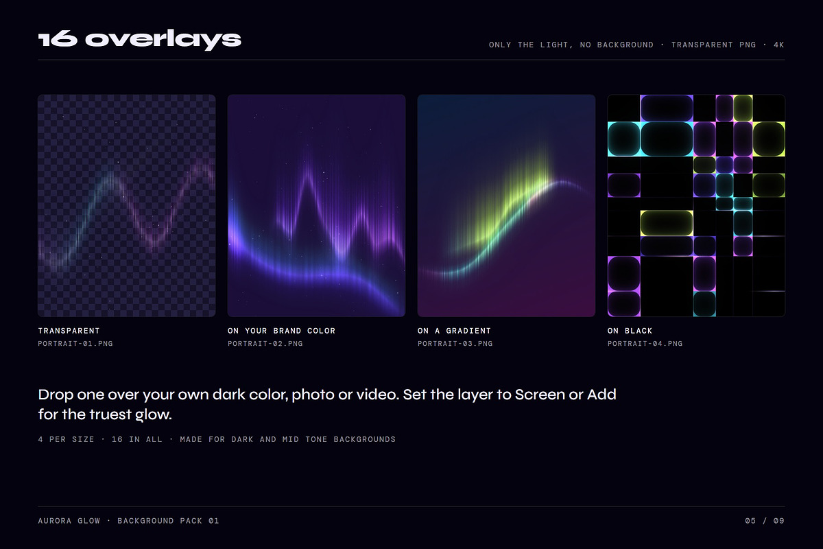 Aurora Glow: 148 Backgrounds & Loops, a Background Graphic by Studio Kenzo (Photo 5 of 10)
