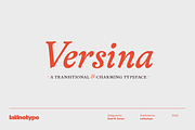 Versina, a Serif Font by Latinotype