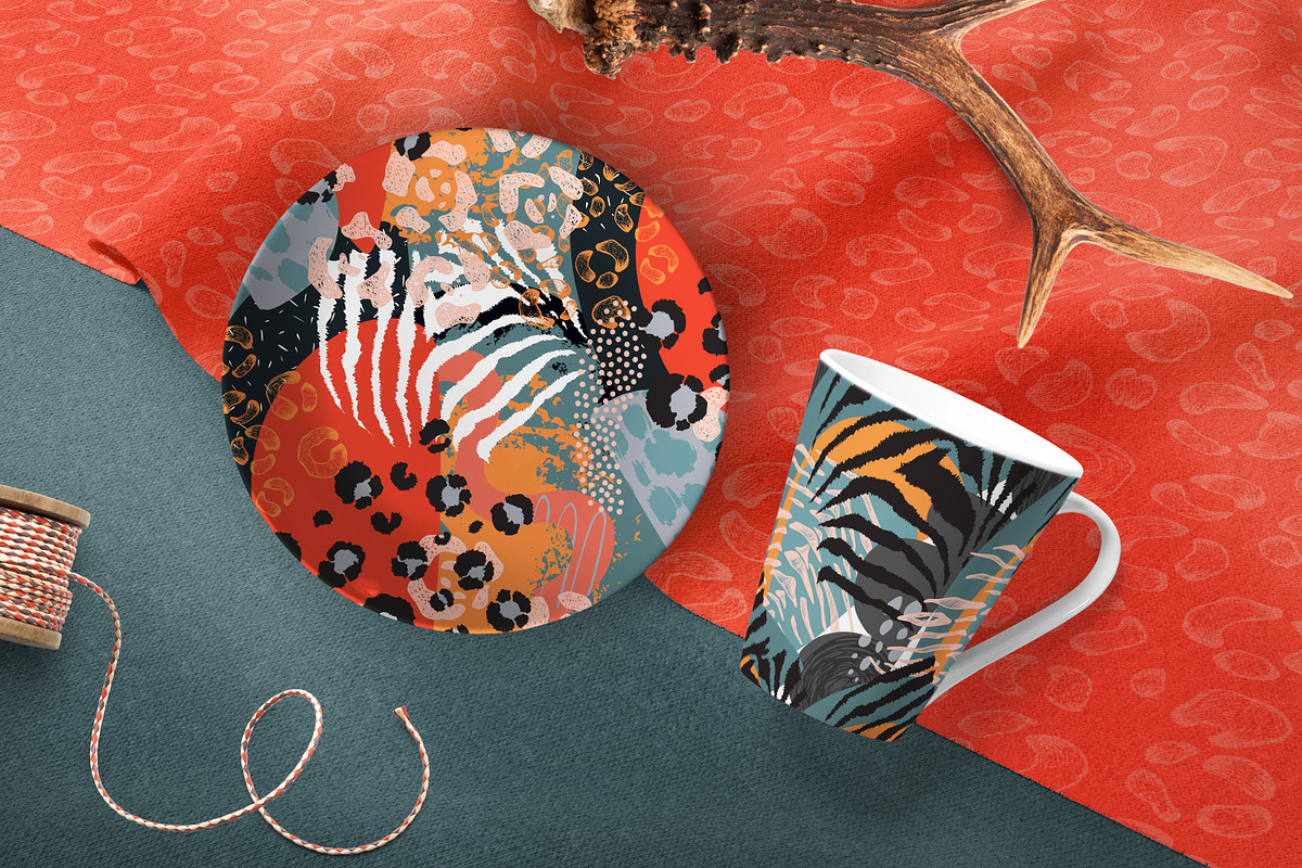 Large vector bundle. Floral Abstract, a Pattern Graphic by Molly art (Photo 39 of 48)