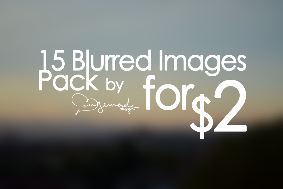 15 High-Res Blurred Images Pack
