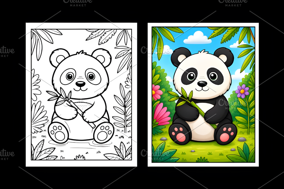 Jungle Animal Coloring Book for Kids, an Animal Illustration by Ink Gallery (Photo 3 of 7)