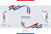 Netherlands flag ribbon vector, a Templates & Theme by Simbos (Thumbnail 9 of 9)