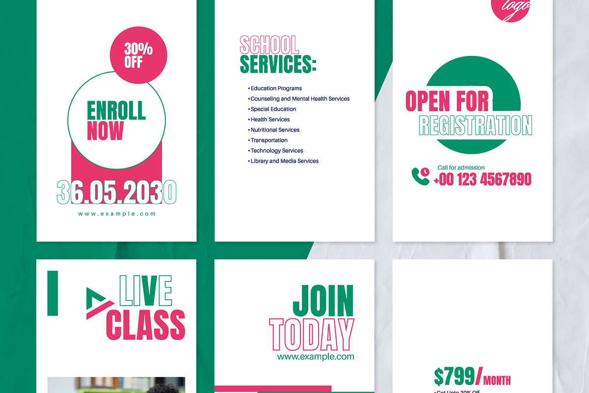 Back To School Story Template, a Social Media Template by MightyDesign (Photo 3 of 7)