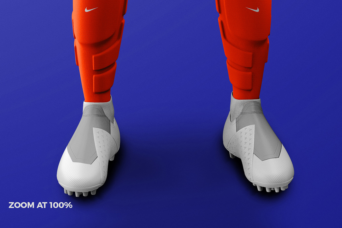 Women's Soccer Kit Mockup - Front, an Apparel Mockup by thedesignshark (Photo 5 of 12)