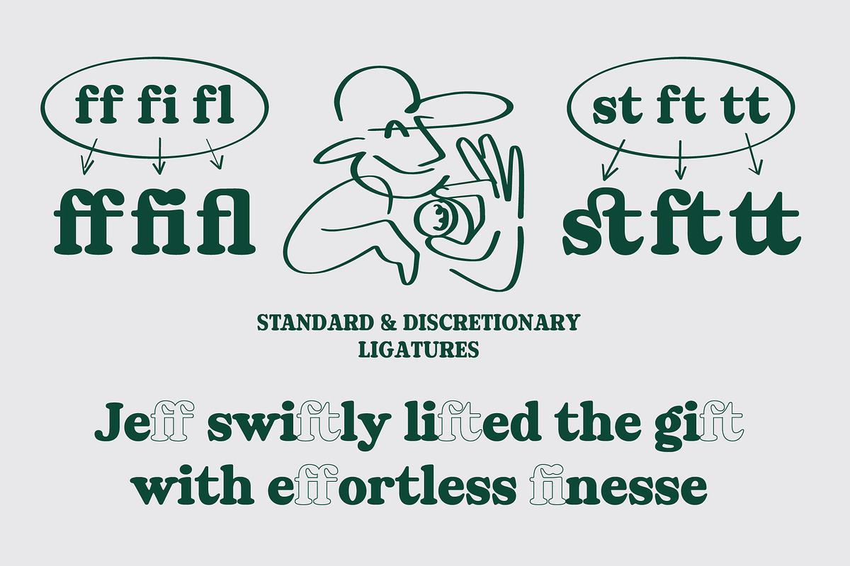 Golpherd – Classic Bold Display Font, a Serif Font by Drizy (Photo 4 of 10)