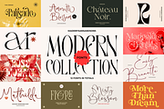 Modern Font Collection, a Serif Font by Sans & Sons (Thumbnail 1 of 21)