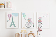 Pink Paris Seamless Patterns, a Pattern Graphic by Oksana Dovhopol Art (Thumbnail 8 of 10)