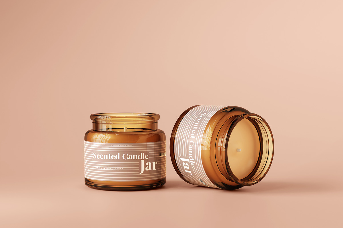 Amber Glass Candle Mockup Bundle, a Packaging Mockup by pmvch (Photo 92 of 135)