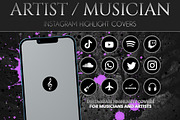Instagram Story Covers for Artists, a Social Media Template by Retouchlab (Thumbnail 1 of 2)