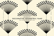 Decorative Geometric Fans, a Wallpaper Graphic by MalyskaStudio (Thumbnail 1 of 7)