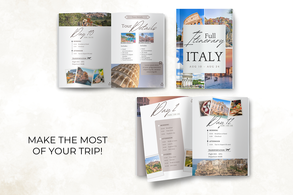 Digital Travel itinerary Template, a Templates & Theme by Digital By Nikoleta (Photo 11 of 11)