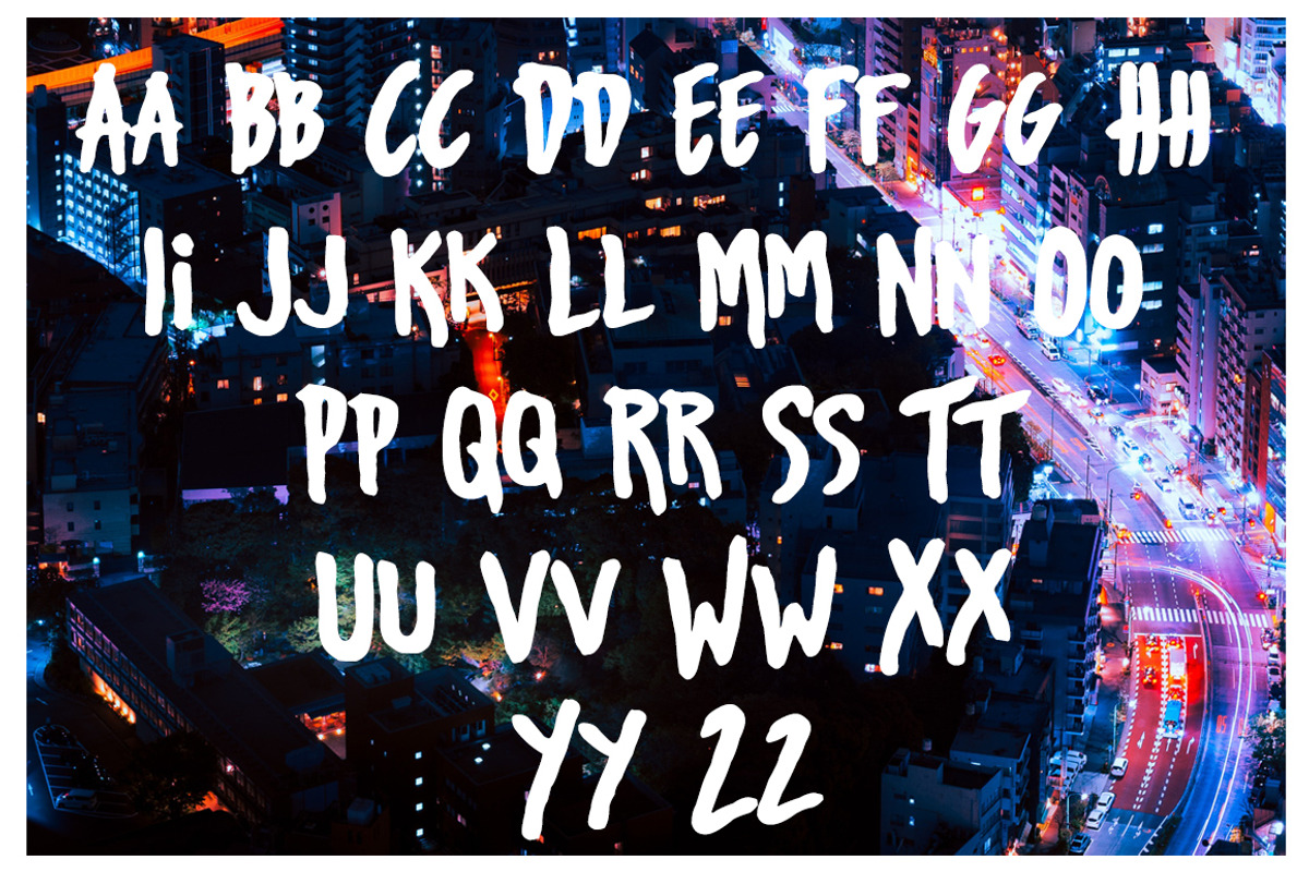 Urban Oil Typeface preview 5