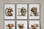 Whimsical Baby Alphabet Clipart, an Illustration by one-touch (Thumbnail 6 of 10)