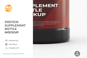 Supplement Jar Bottle Mockup (1PSD), a Packaging Mockup by Adstart (Thumbnail 5 of 5)