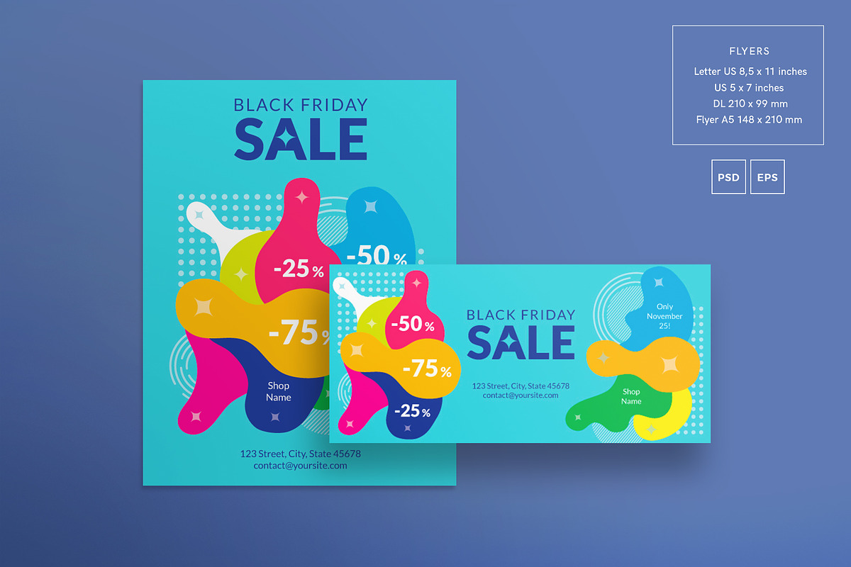 Black Friday Flyer Template Bundle, a Flyer Template by Amber Graphics (Photo 12 of 19)