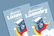 Superwash Laundry Service flyer, a Flyer Template by AdamHasan (Thumbnail 3 of 3)