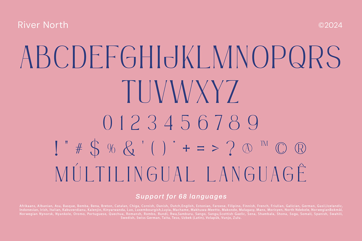 River North, a Symbol Font by yumnatype (Photo 10 of 10)