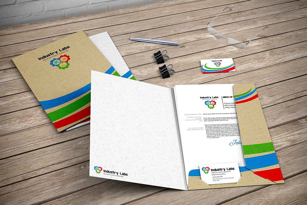 Industry Science Chemistry Logo, a Branding & Logo Template by Designoo (Photo 3 of 4)