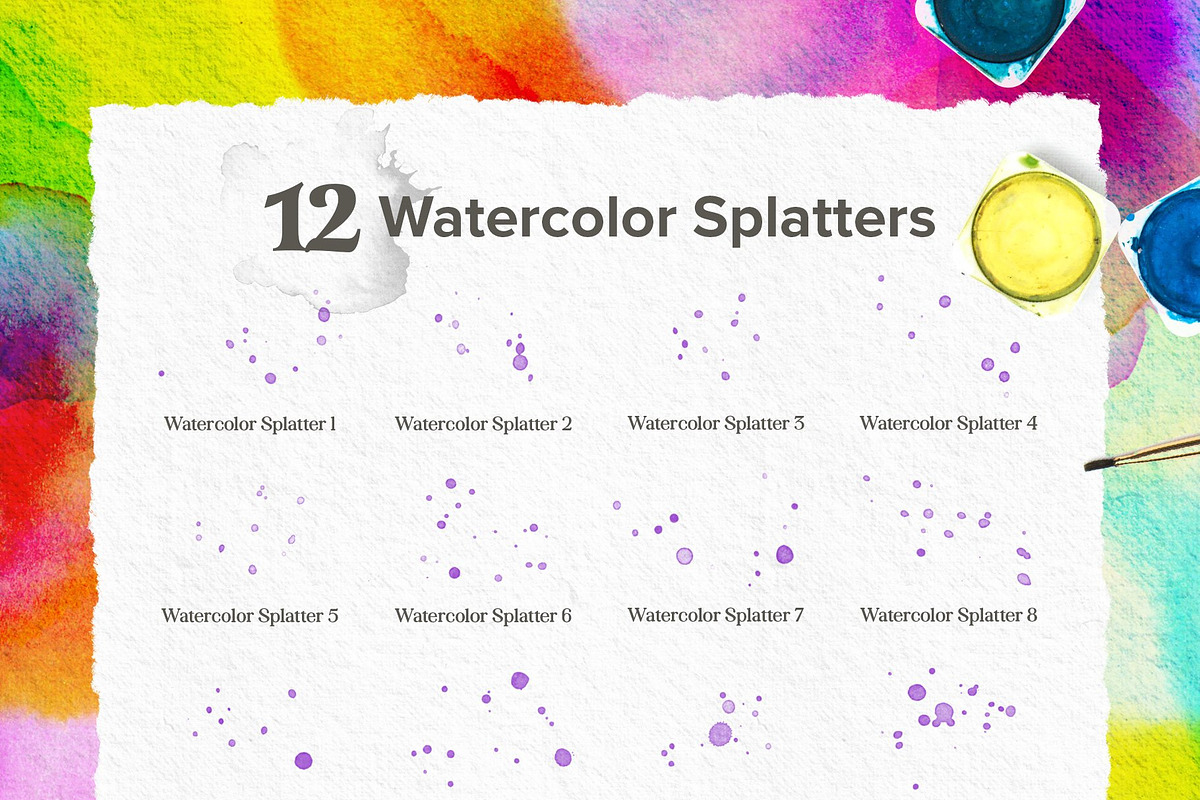 Watercolor Lettering Brush Toolbox, a Brush Add-On by Nico-Ng (Photo 7 of 16)