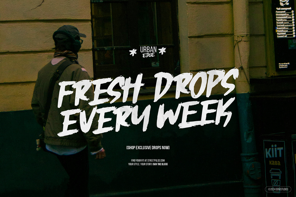 Oliver Street | Hand Drawn Brush, a Handwritten Font by Denustudios (Photo 3 of 13)