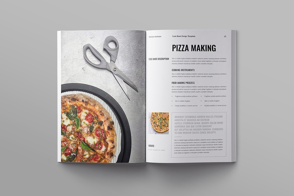 Cookbook Recipe Book Template, a Brochure Template by ElvinPrint (Photo 6 of 9)