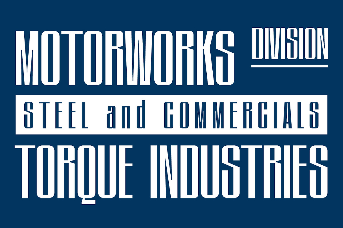 PRAK Notch – Ultra Condensed Font, a Sans Serif Font by Healltica.std (Photo 8 of 18)