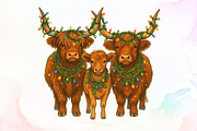 Western Christmas Png, Country Chris, an Illustration by Sublimation Artist (Thumbnail 1 of 9)