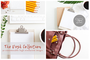 Desk Collection Stock Photo Bundle
