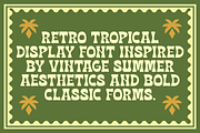 Tropic Sundae - Summer Display Font, a Sans Serif Font by Pekotype (Thumbnail 2 of 15)