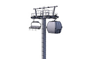 Ski Lift Cableway Car, a Cars & Vehicle 3D Model by 3D Models by Obshansky (Thumbnail 14 of 26)