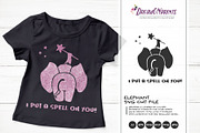 I Put a Spell on You | Elephant SVG, an Animal Illustration by DreamONprints (Thumbnail 1 of 2)
