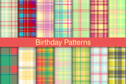 #125 Birthday Patterns Collection, a Pattern Graphic by Plaid4You (Thumbnail 1 of 5)