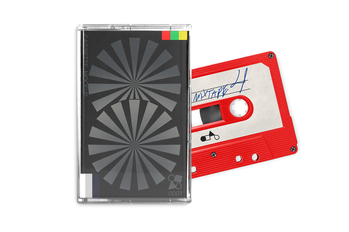 Cassette Mockup, a Packaging Mockup by Glue Lab (Photo 5 of 7)