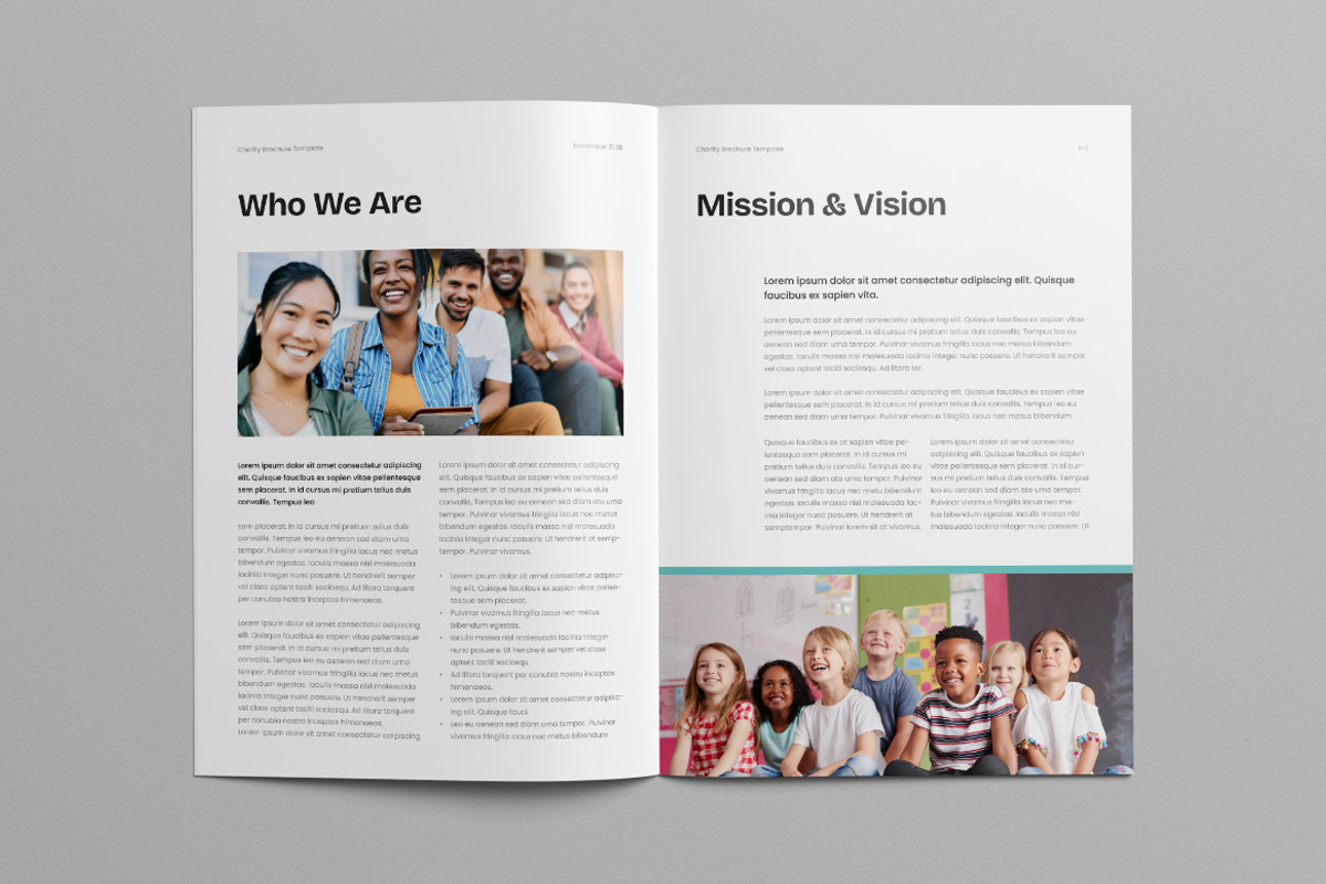 Charity Brochure Template, a Brochure Template by HiveArts (Photo 4 of 9)