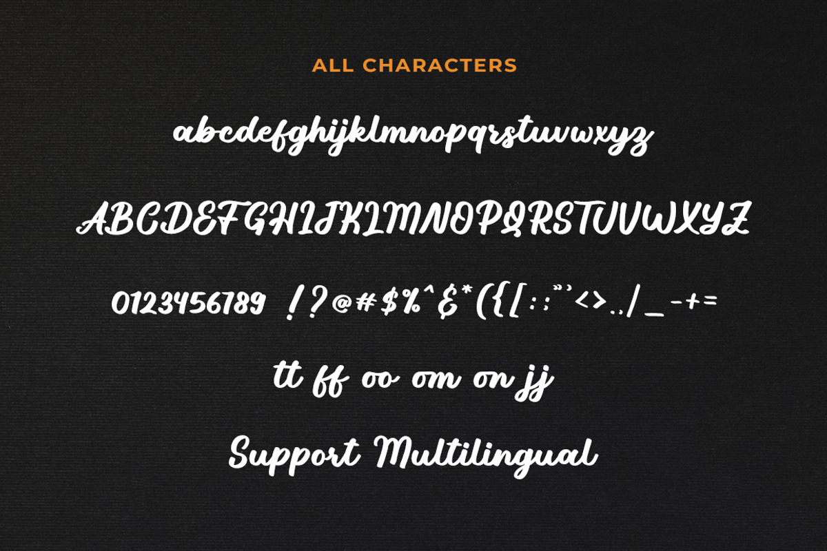 Roasted Chicken Fonts, a Script Font by Bluestype Studio (Photo 7 of 7)