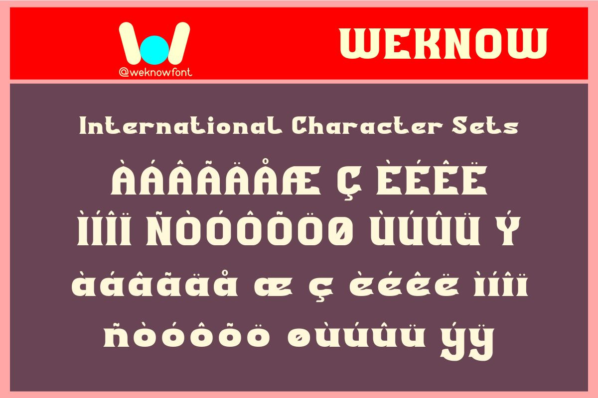 Juke Box font, a Font by weknow (Photo 7 of 8)