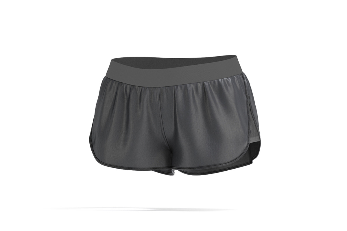 Black Women Sport Shorts 3D Model, an Object 3D Model by rebrandy (Photo 4 of 9)