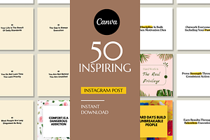 50 Inspiring Instagram Template