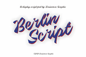 Berlin Script - A Display Script